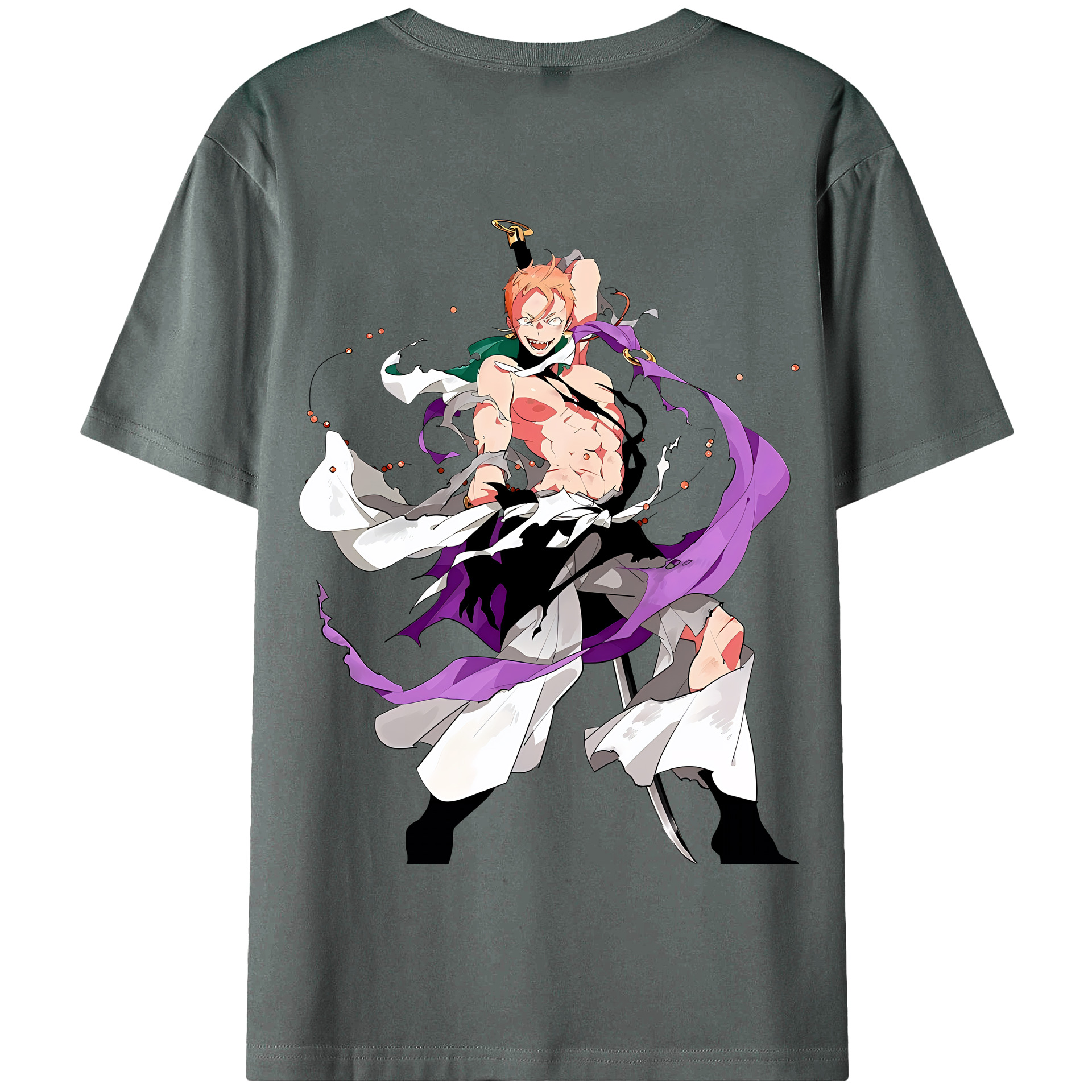 （画像用） 刀剣乱舞 Touken Ranbu 綿100％半袖Tシャツ（背面プリント）